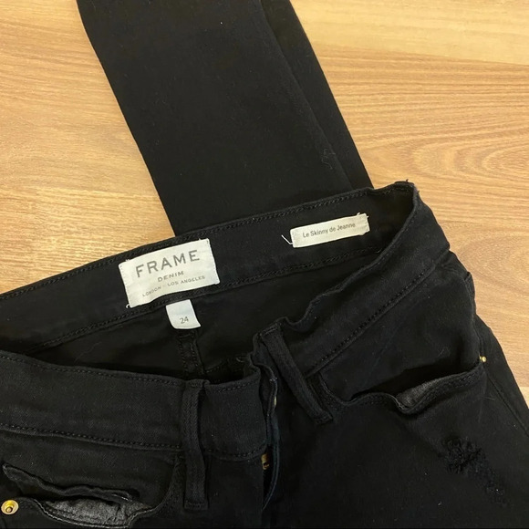 Frame le skinny de Jeanne black film ripped 24 - Picture 7 of 7